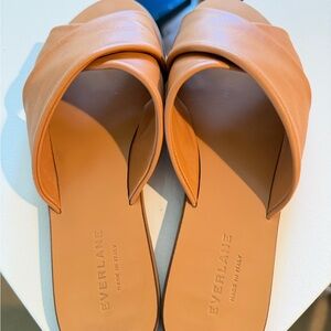 Everlane Women's Leather Tan Mules